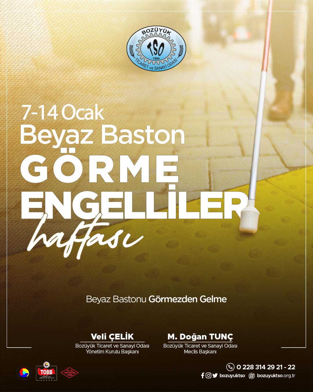 Bozüyük Tso’dan Görme Engelliler Haftası Mesajı 8664