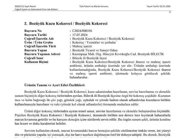 Bozüyük’ün İkinci Coğrafi İşaret Gururu Yolda 8489