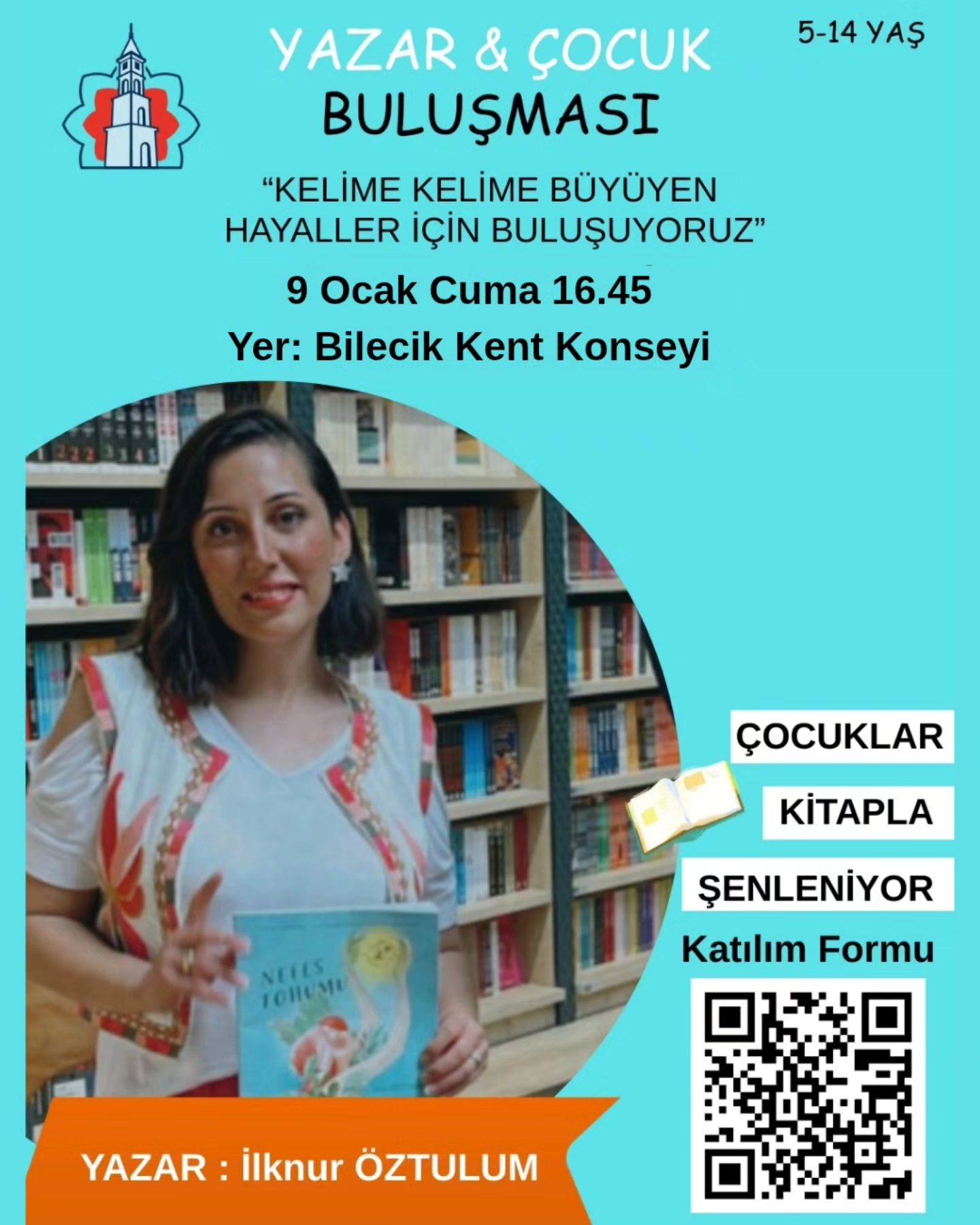 İlknur Öztulum Ile Yazar & Çocuk Buluşması 9 Ocak’ta 8655