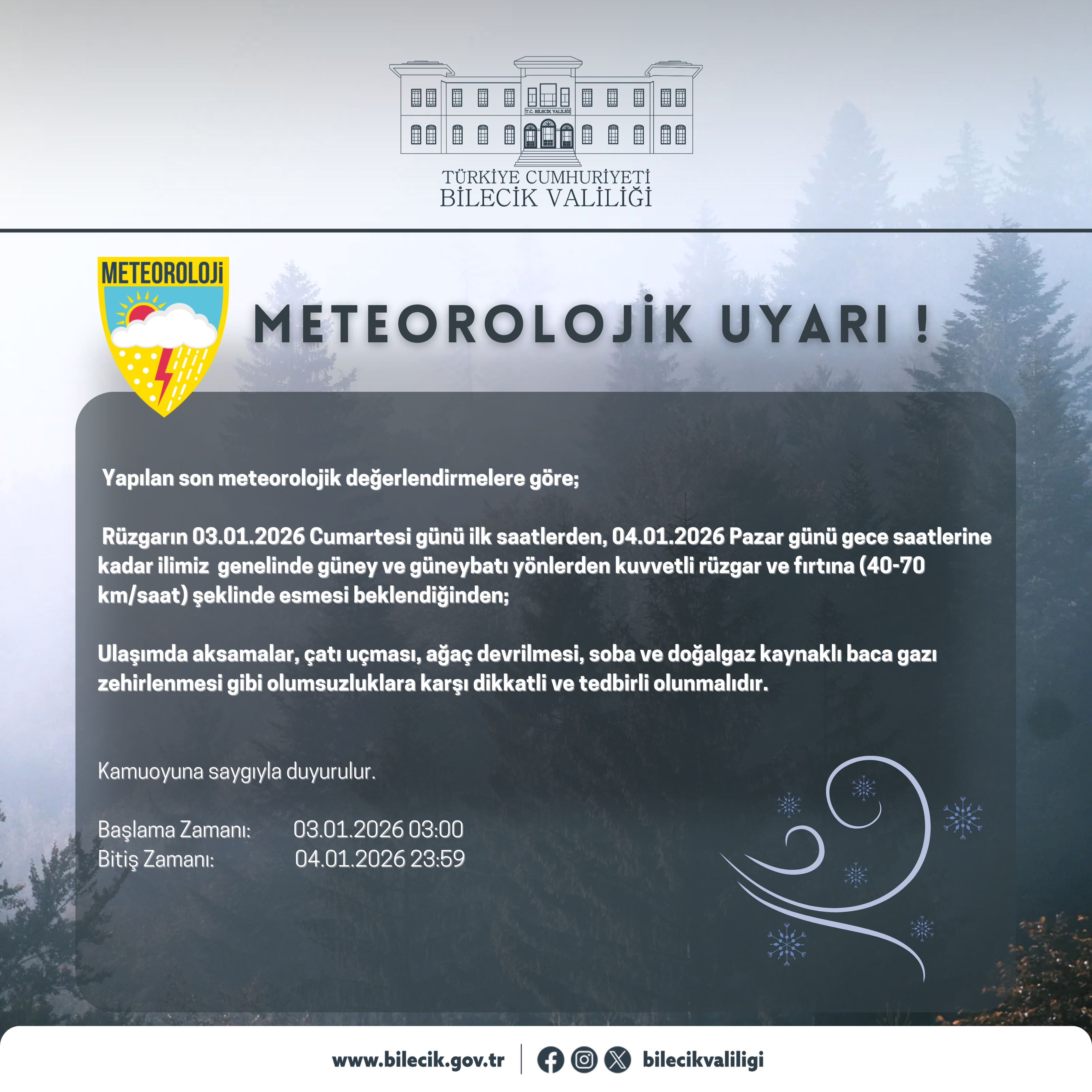 Meteorolojik Uyarı (2)