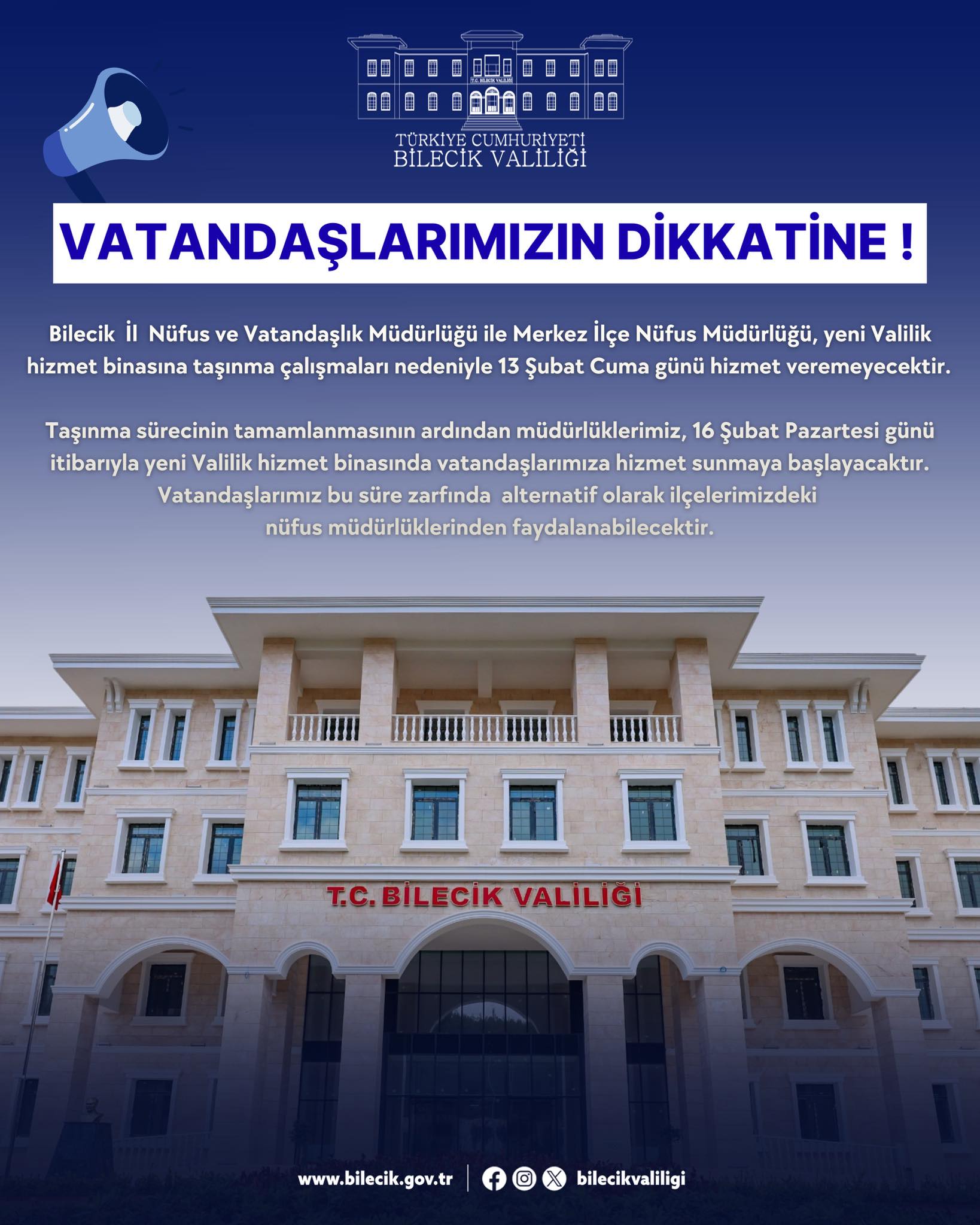 13 Şubat’ta Hizmet Veremeyecek 10110