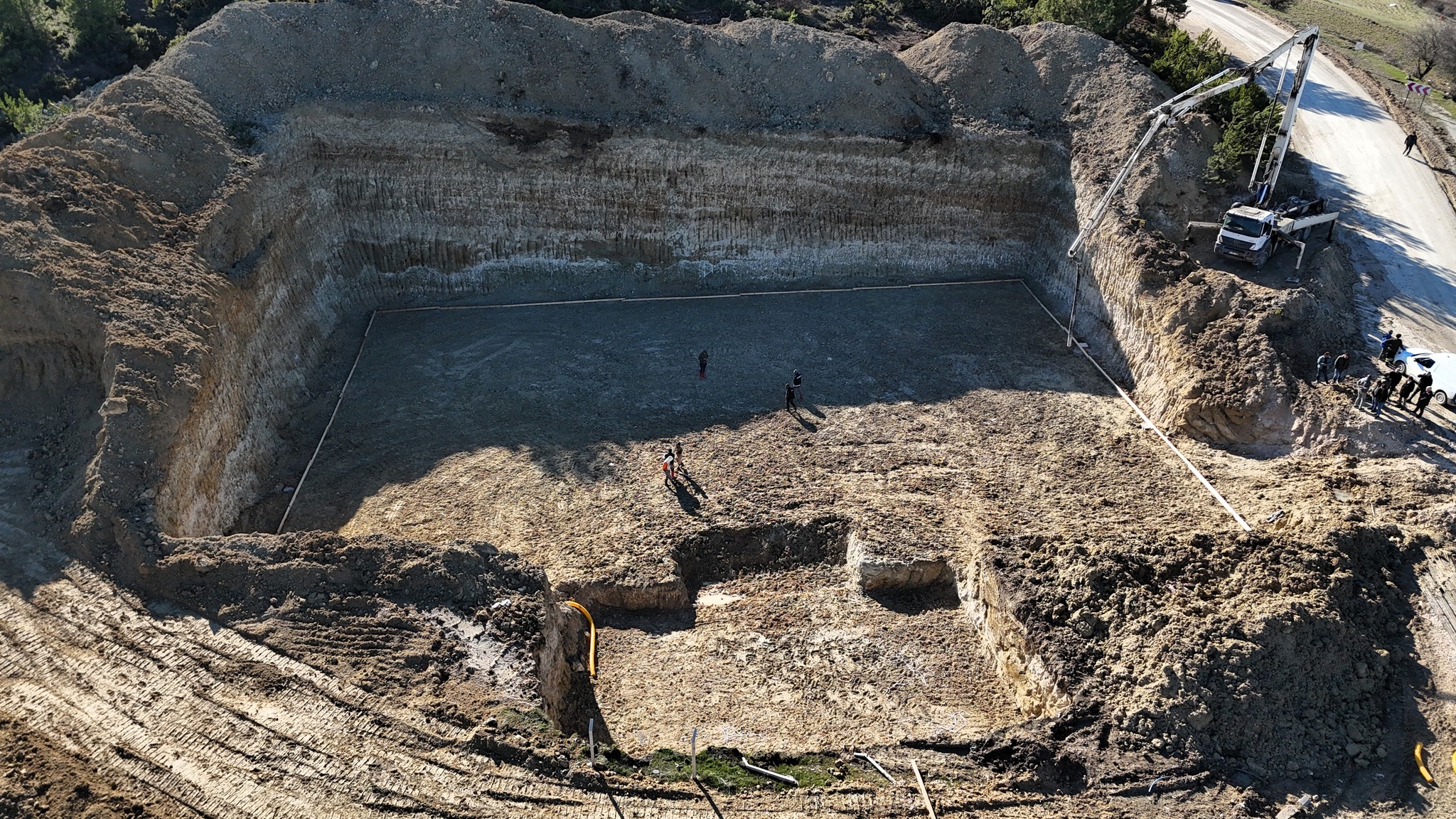 5 Bin Tonluk İçme Suyu Deposu İçin İlk Beton Döküldü 10984