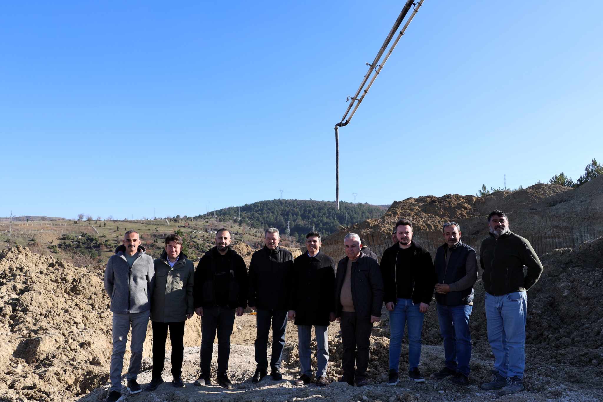 5 Bin Tonluk İçme Suyu Deposu İçin İlk Beton Döküldü 10985