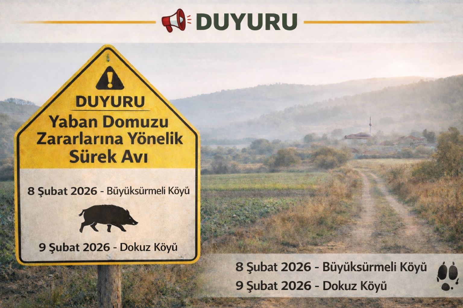 Bilecikte Bir Sürek Avı Daveti Daha 9942