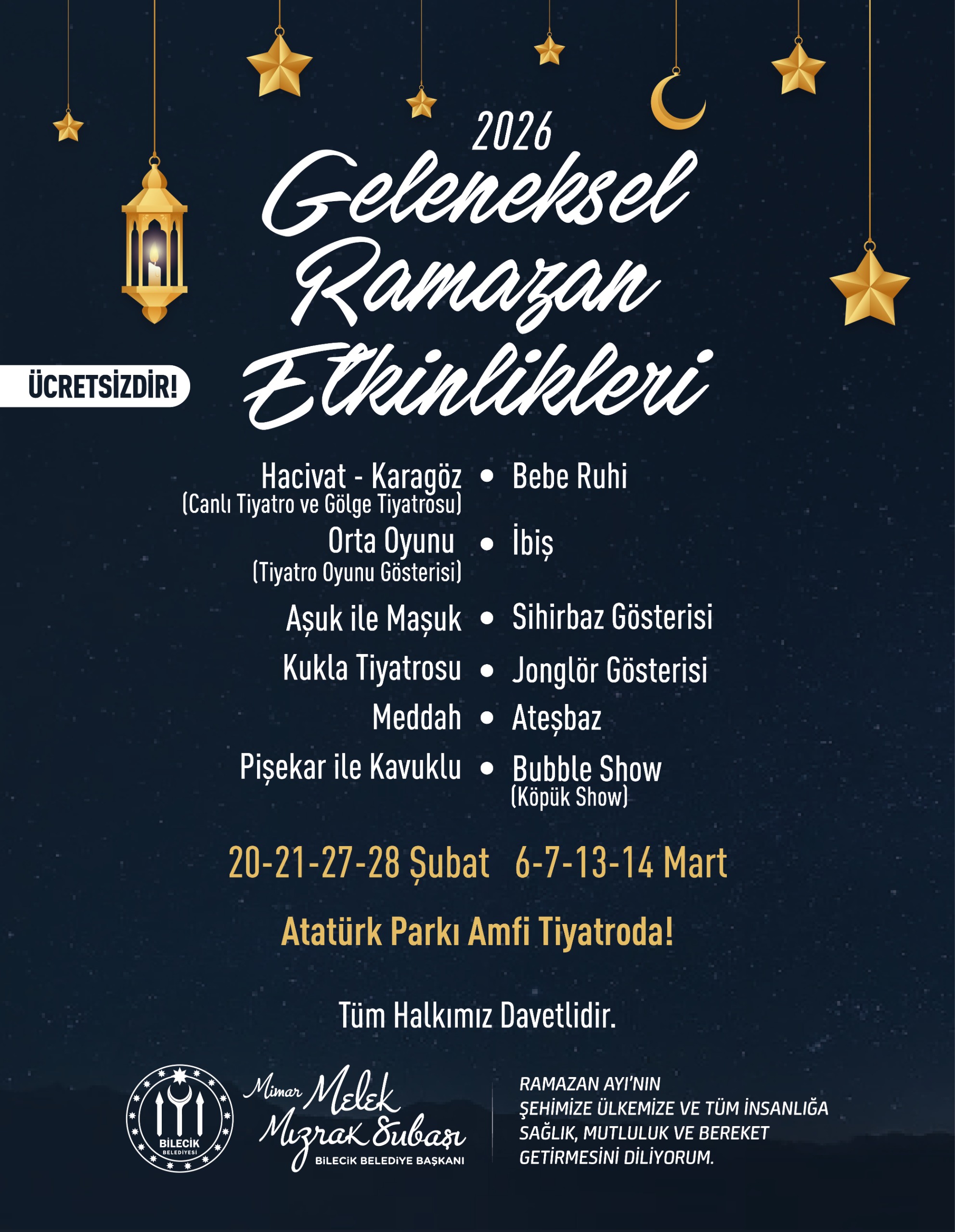 Bilecik’te Ramazan Sahnesi Çocuklar İçin Kuruluyor 10768