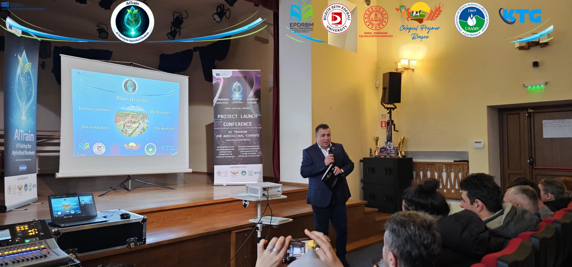 Şeyh Edebali Üniversitesi, Erasmus+ Aitrain Projesinin Açılış Toplantısına Katıldı 9996