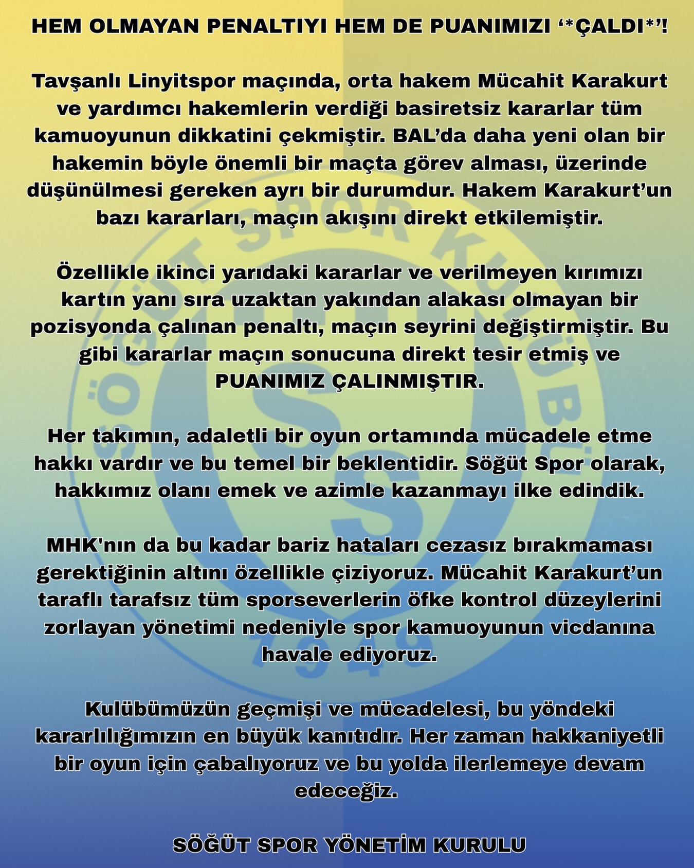 Söğütspordan Büyük Tepki 10657