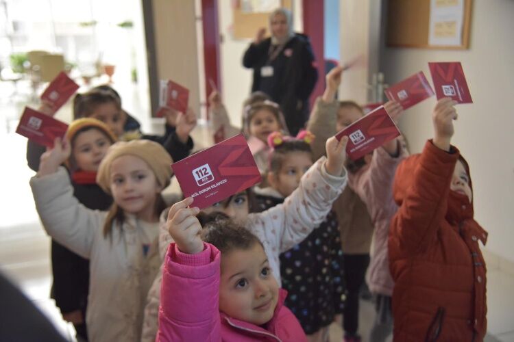 112 Acil Çağrı Merkezi’nin En Sevimli Ziyaretçileri 11410