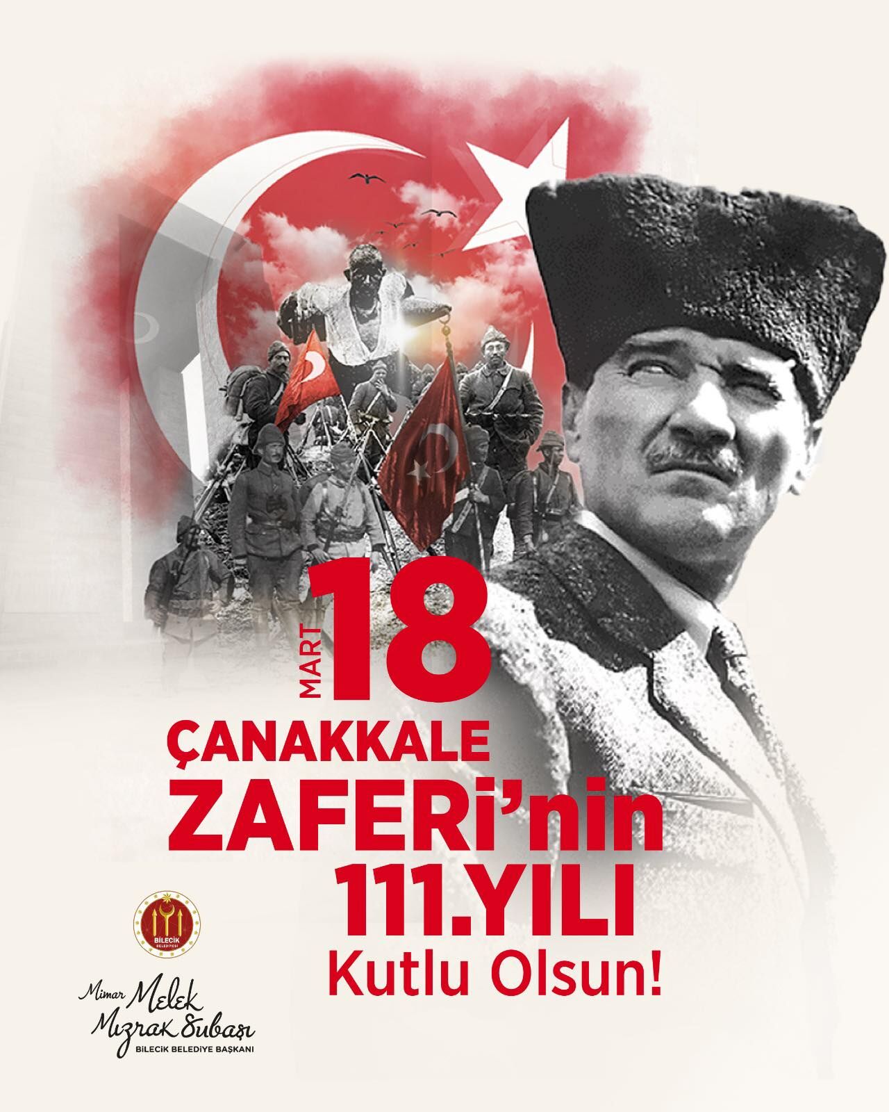 Başkan Subaşı’dan 18 Mart Mesajı “Atatürk Ve Silah Arkadaşlarını Saygıyla Anıyoruz” 11967