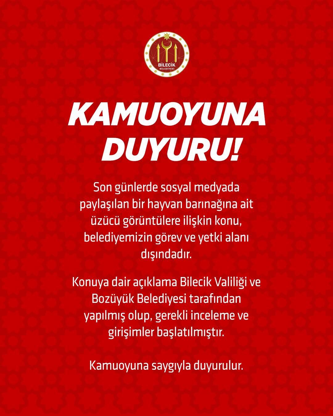 Başkan Subaşıdan Barınak Açıklaması 12415