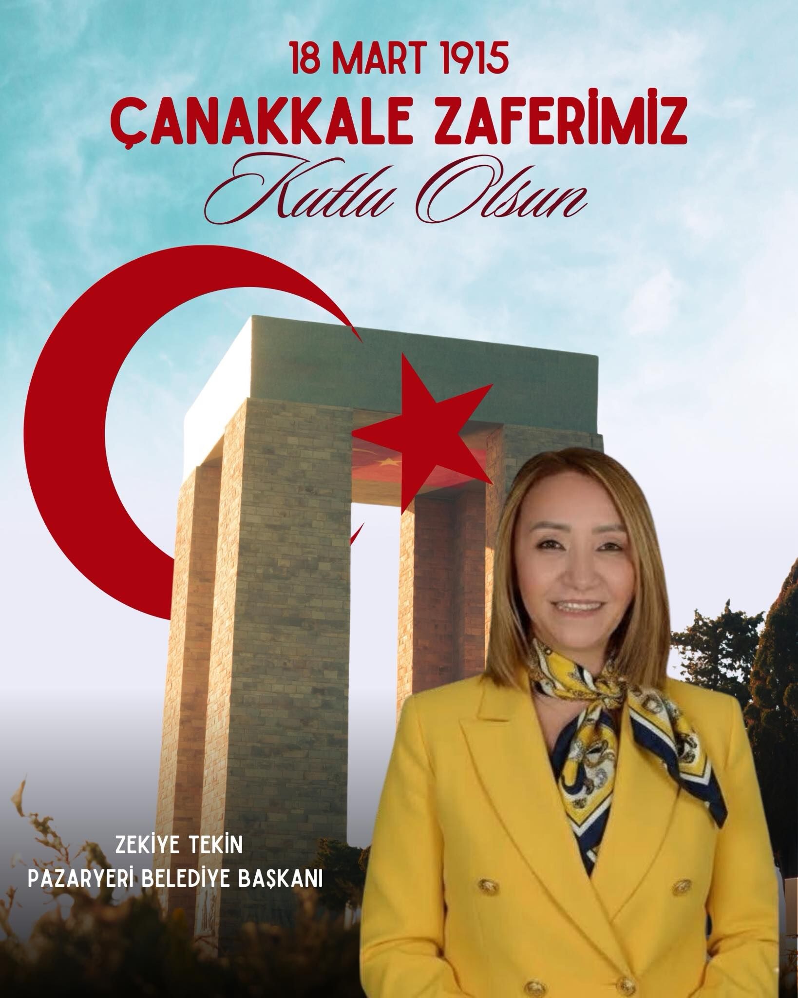 Başkan Tekin’den 18 Mart Mesajı “Çanakkale Geçilmez” 11966