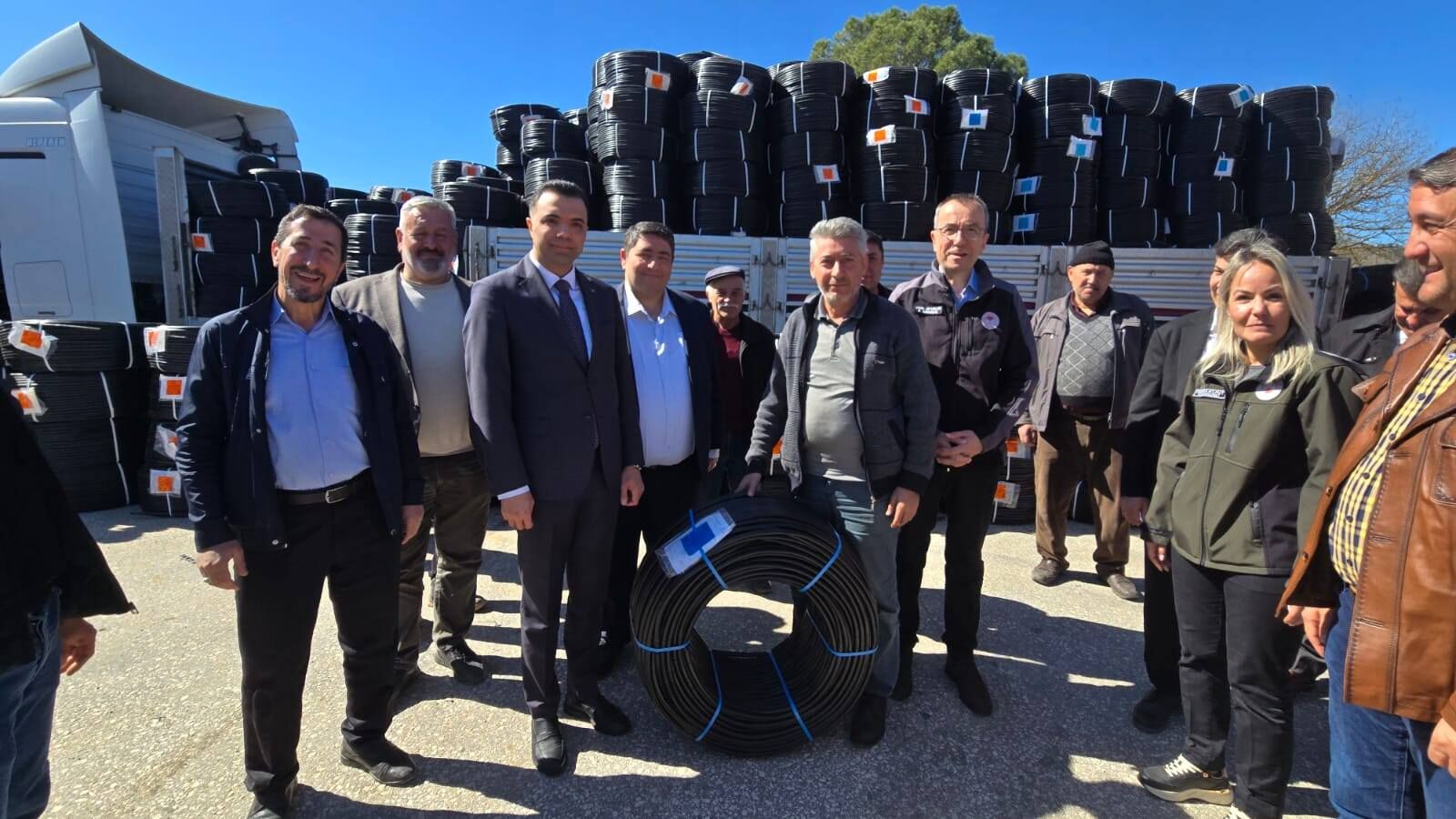 Bilecikli Çiftçilere Damlama Sulama Desteği 11662