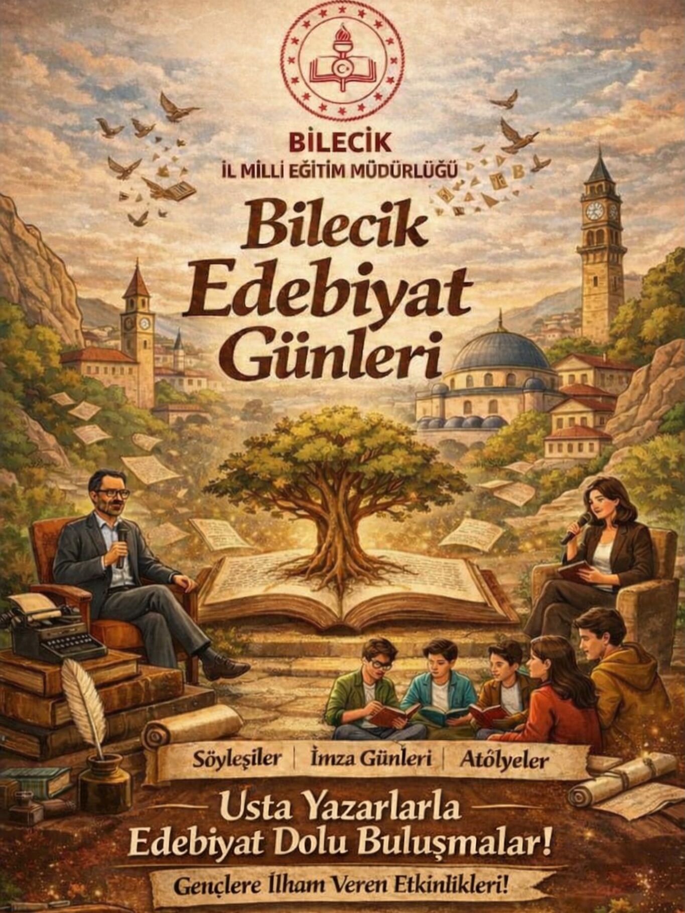 Bilecik’te Edebiyat Günleri Gençler Yazarlarla Buluşuyor 12327