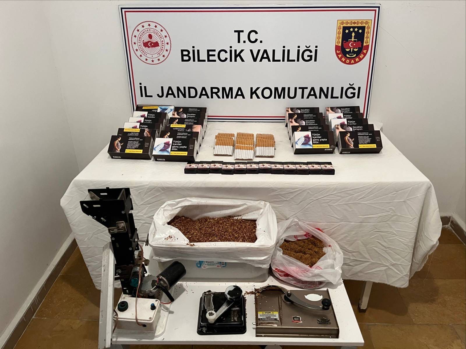 Bilecik’te Kaçak Tütün Operasyonu 12213