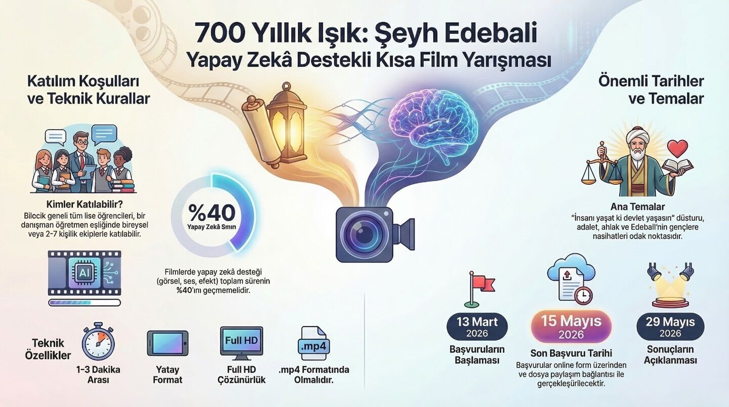 Bilecik’te Liselilere Yapay Zekâ Destekli Kısa Film Yarışması 11726