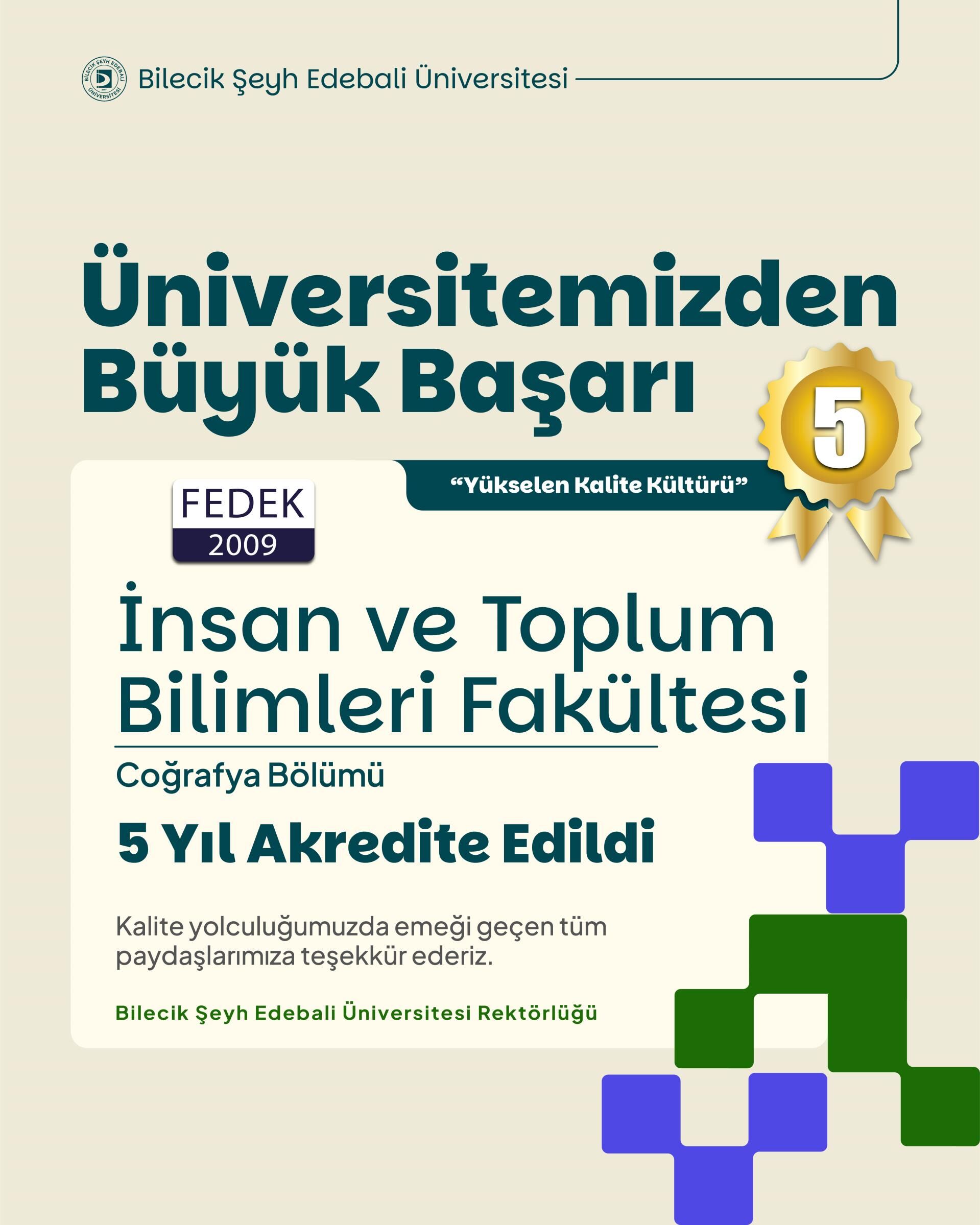 Bşeü’de Bir İlk 3 Bölüm Akredite Oldu 11804