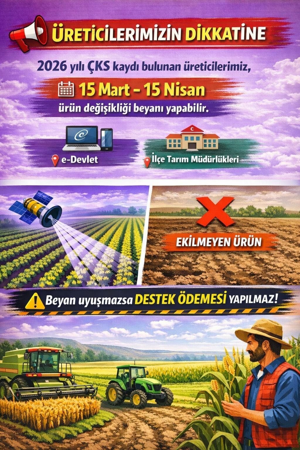 Müdürlükten Üreticilere Önemli Duyuru 11782