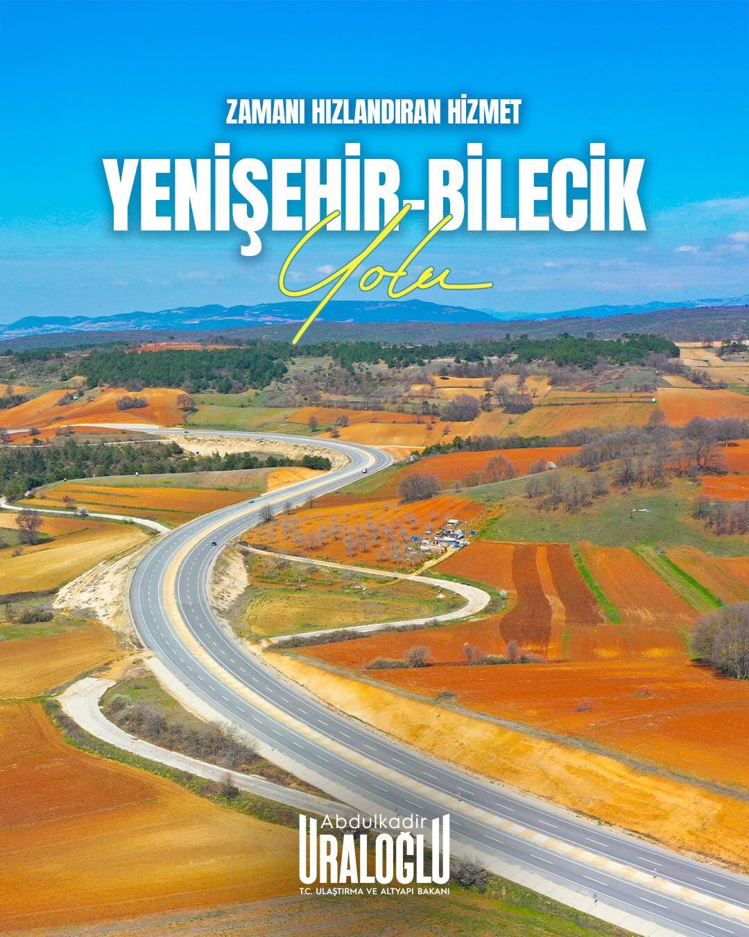 Bakan Uraloğlundan Yenişehir–Bilecik Yolu Paylaşımı 13008