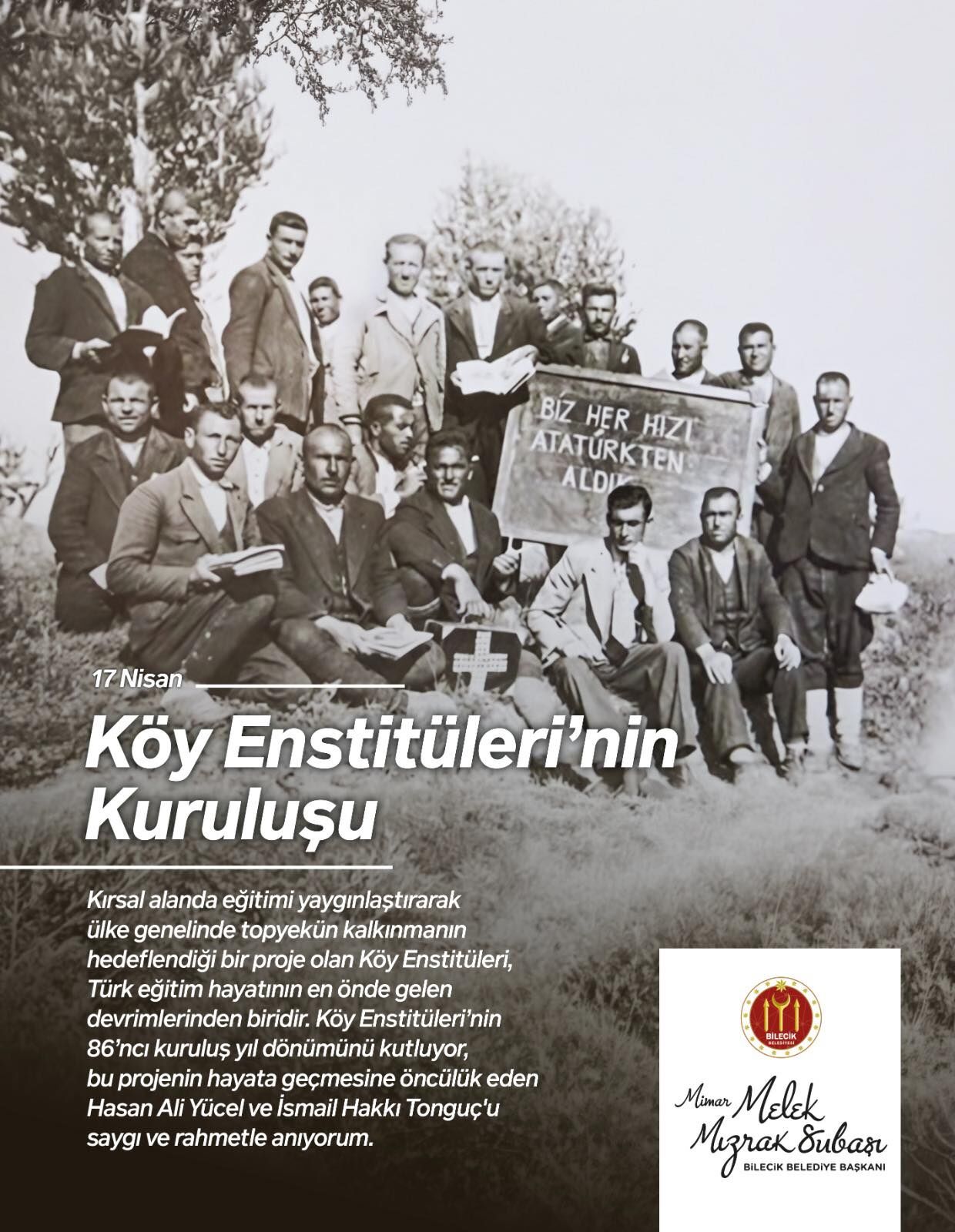 Başkan Subaşı’ndan Köy Enstitüleri Vurgusu 13186