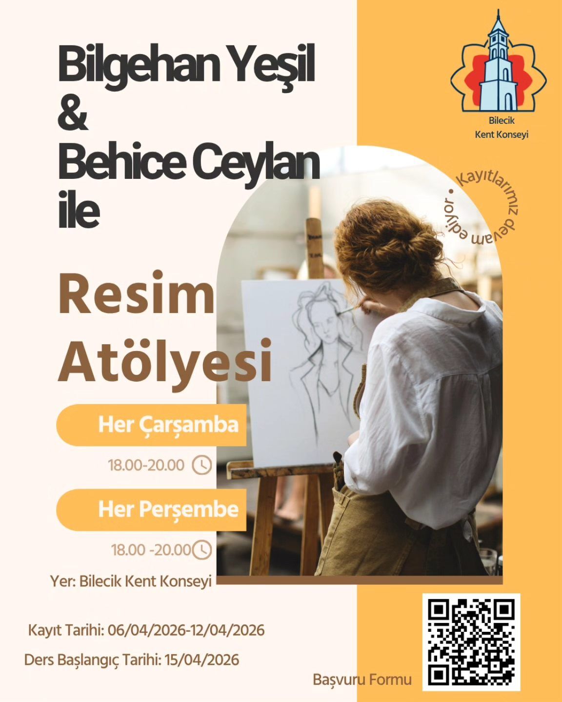 Bilecik Kent Konseyinde Resim Atölyesi Başlıyor 12690