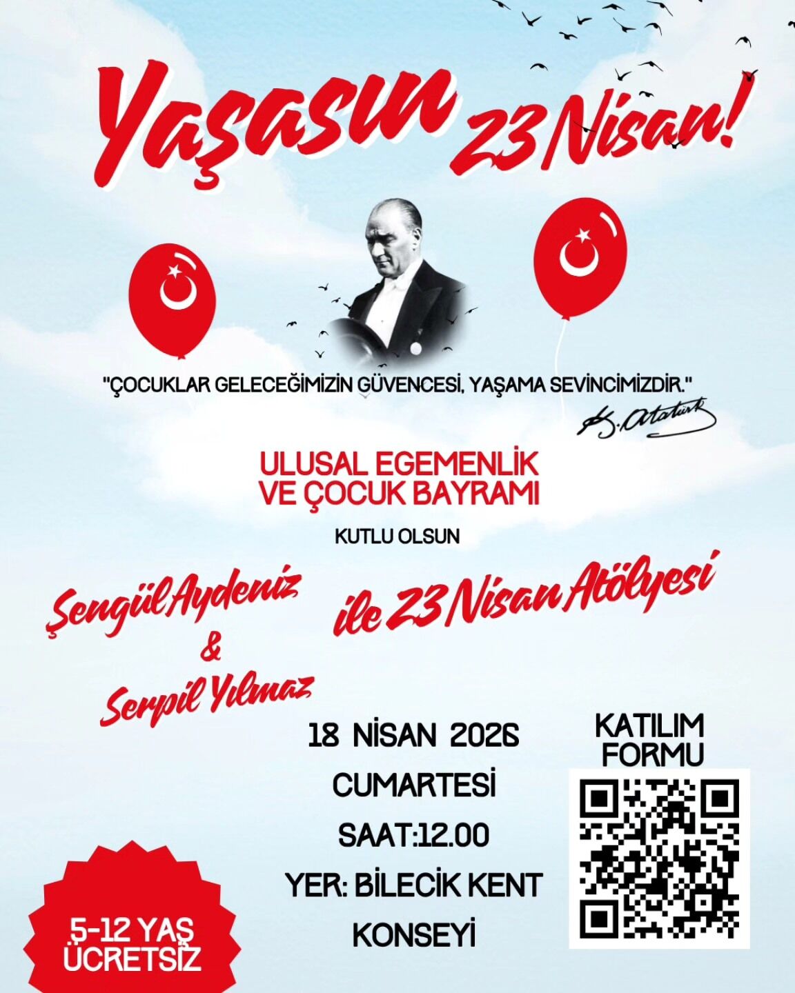 Bilecik’te 23 Nisan Coşkusu Atölye Ile Yaşatılacak 12381