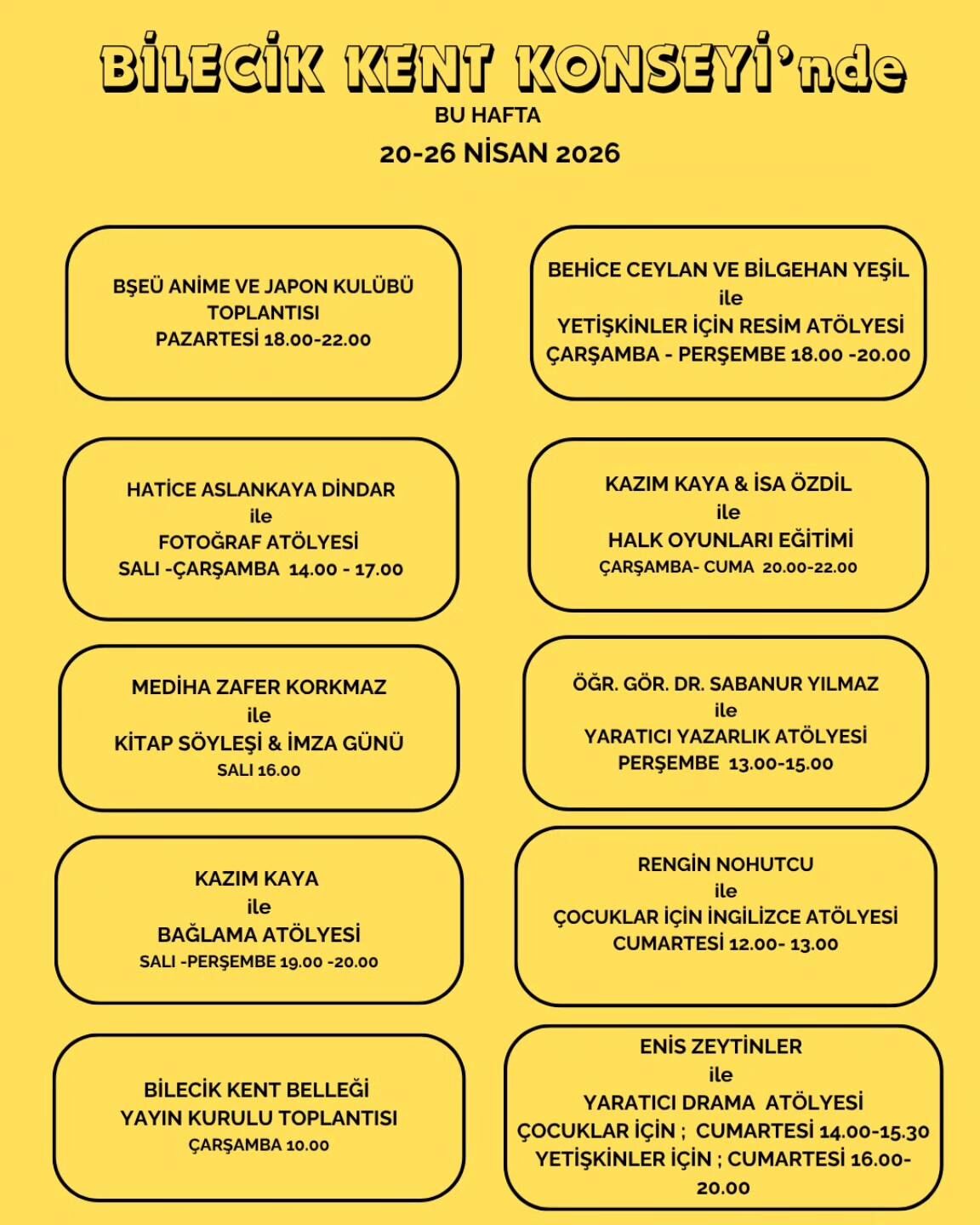 Bilecik’te Etkinlik Maratonu 13269