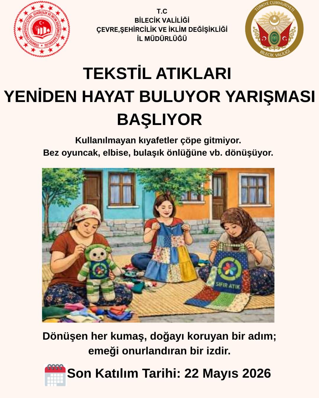 Bilecik’te Tekstil Atıkları Yeniden Hayat Buluyor 12978