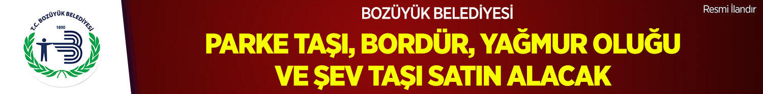 PARKE TAŞI, BORDÜR, YAĞMUR OLUĞU VE ŞEV TAŞI SATIN ALINACAKTIR