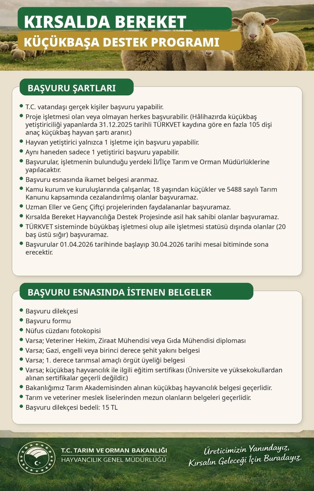Destek Başvuraları Başladı 12459