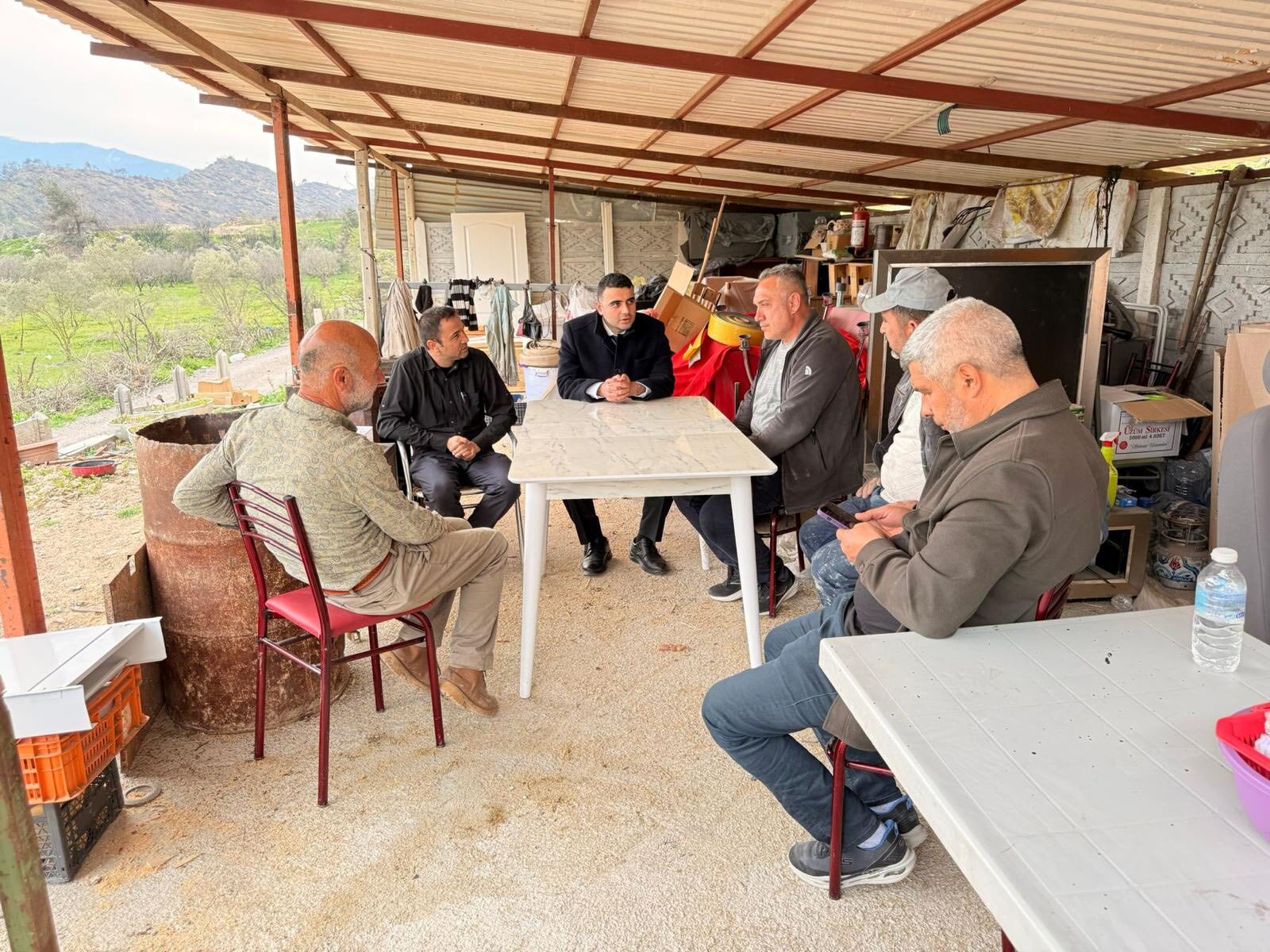 Kaymakam Kılıç, Yangından Etkilenen Vatandaşları Ziyaret Etti 13156