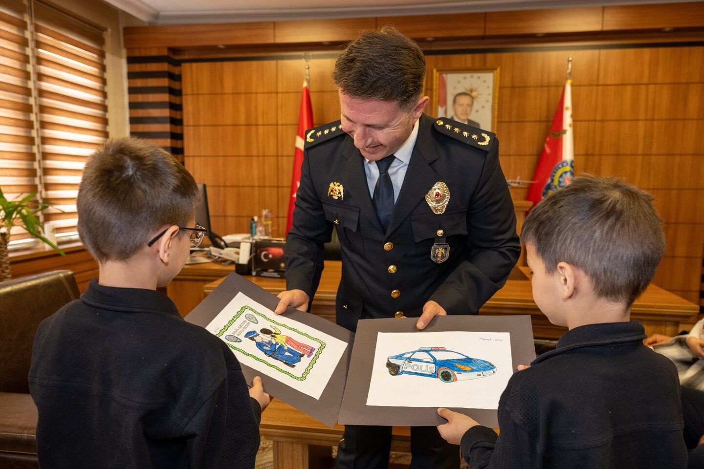 Miniklerden Müdür Çağlar’a Polis Haftası Ziyareti 12865