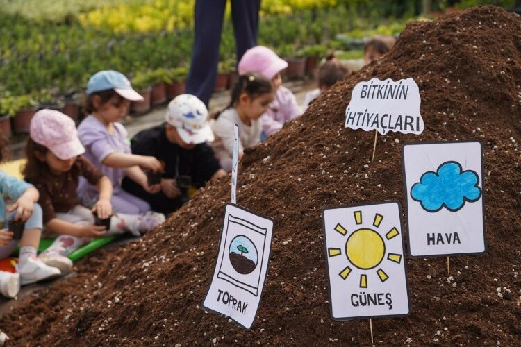 Miniklerden Sera Ziyareti Doğayı Yerinde Öğrendiler 13078