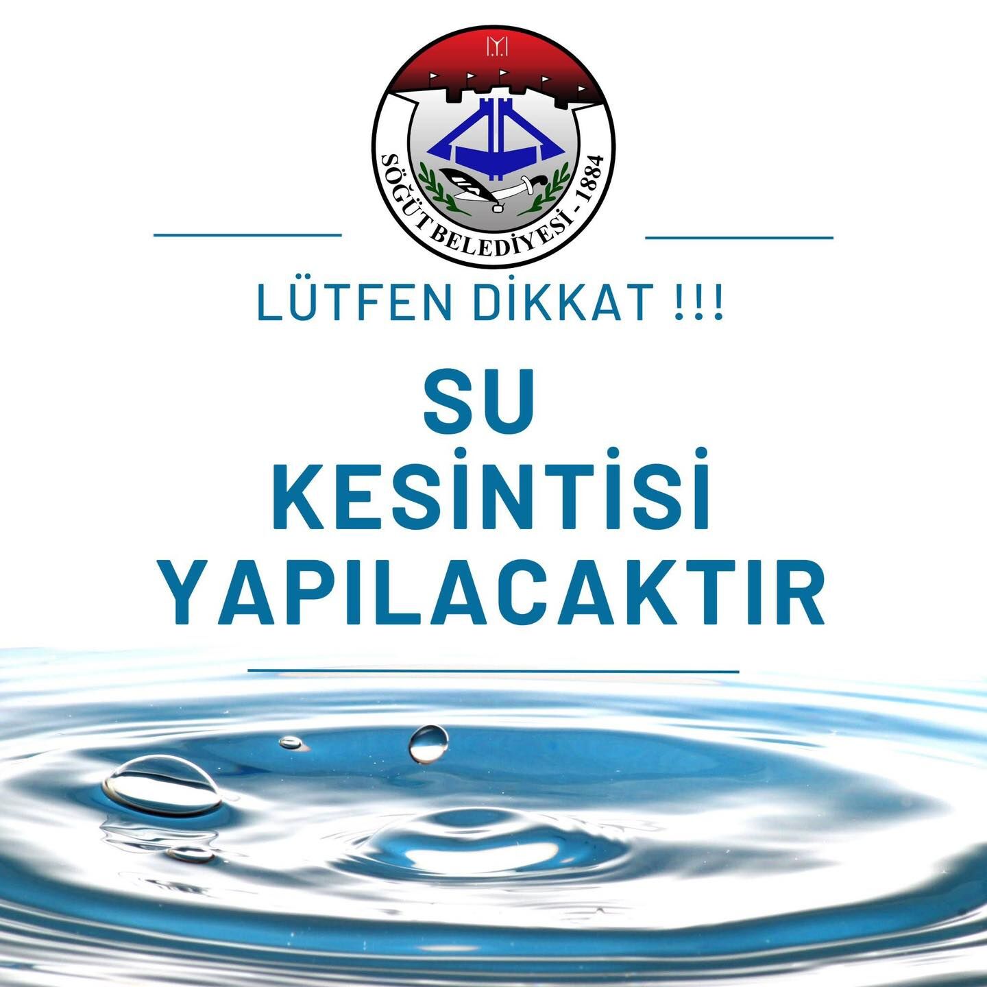 Söğütte Musluklar 09 00–12 00 Arası Kapalı 12530