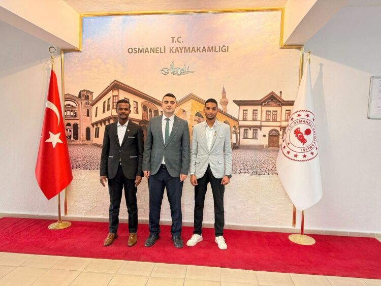 Sudanlı Öğrencilerden Osmaneli Kaymakamlığına Ziyaret 13279