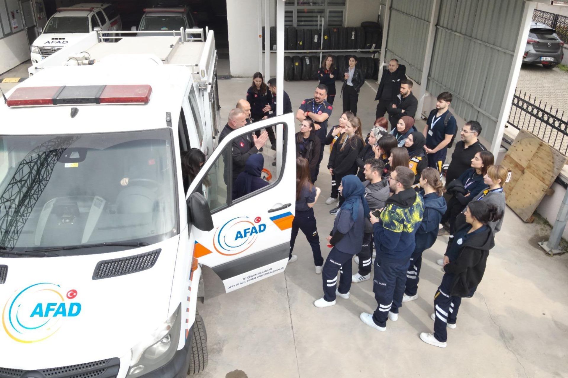Üniversite Öğrencilerinden Afad Ve Sağlıklı Hayat Merkezi’ne Teknik Gezi 12887
