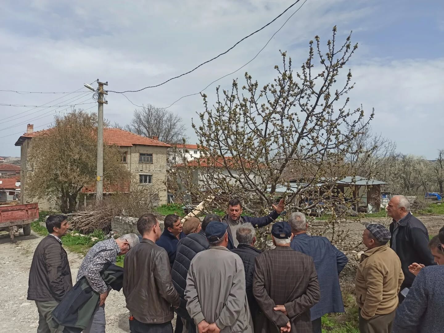 Yenipazar’da Çiftçilere Gübreleme Ve Budama Eğitimi Verildi 13126