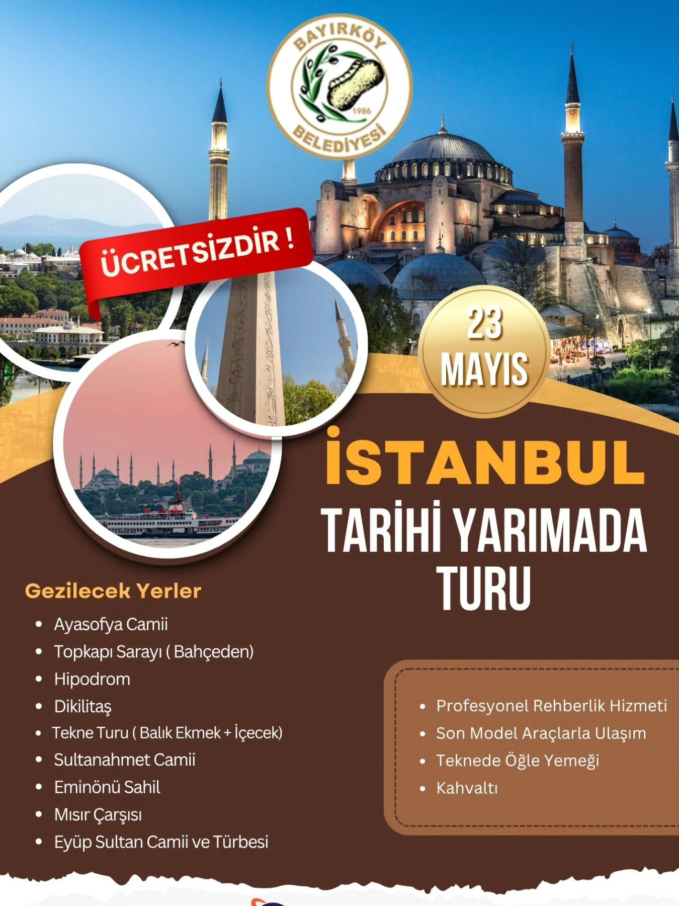 Bayırköy Belediyesi’nden İstanbul’un Tarihi Yarımadasına Gezi Düzenlenecek 14735