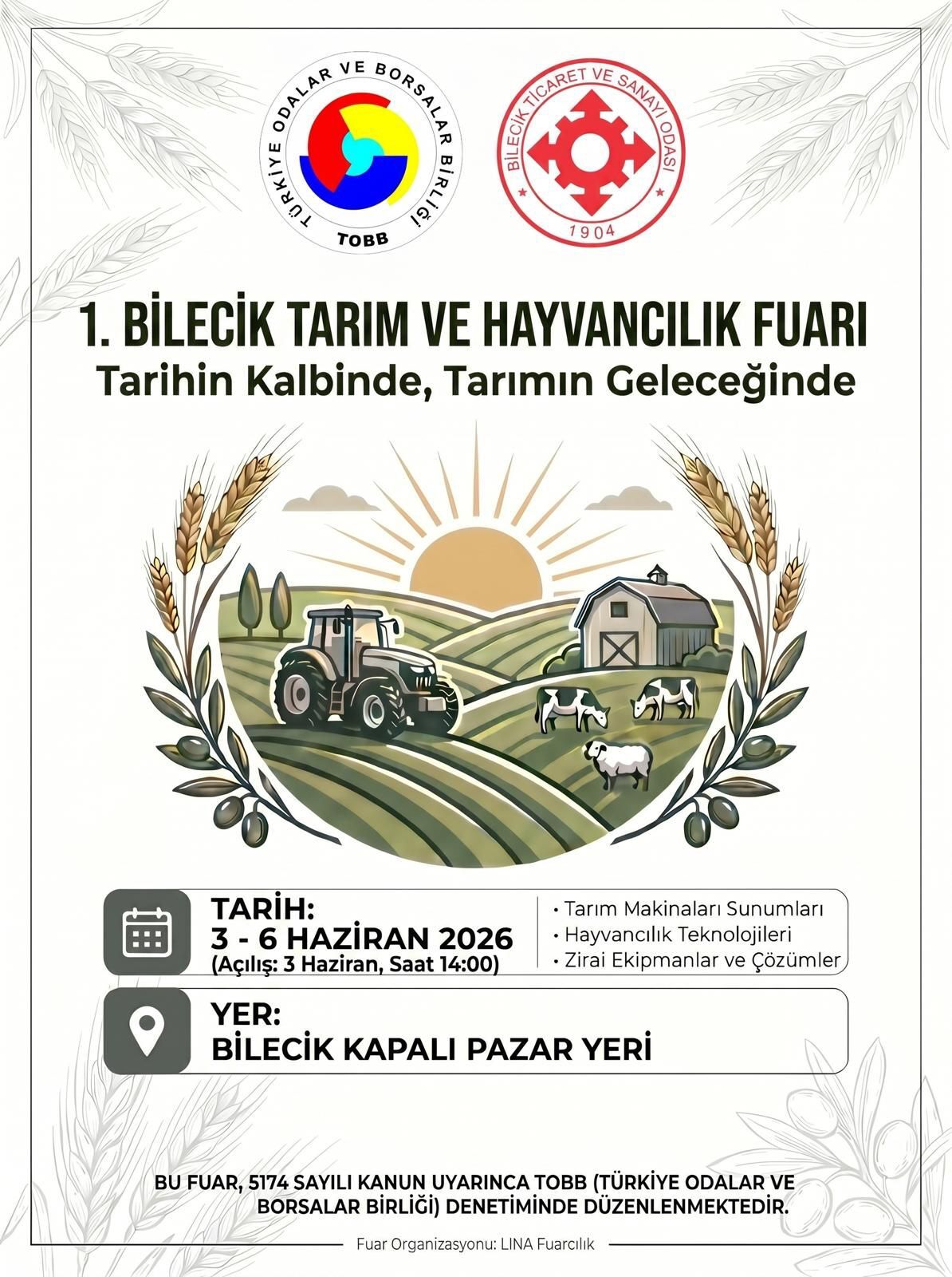 Bilecik’te Tarım Ve Hayvancılık Fuarı Kapılarını Açıyor 14876