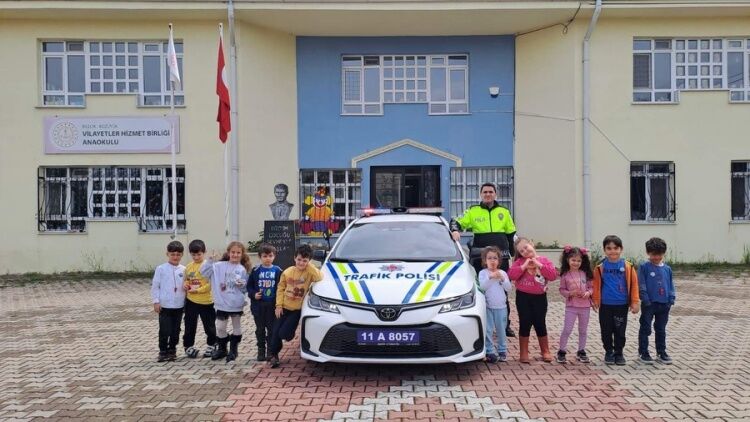 Bozüyük’te Miniklere Trafik Bilinci Eğitimi 14823