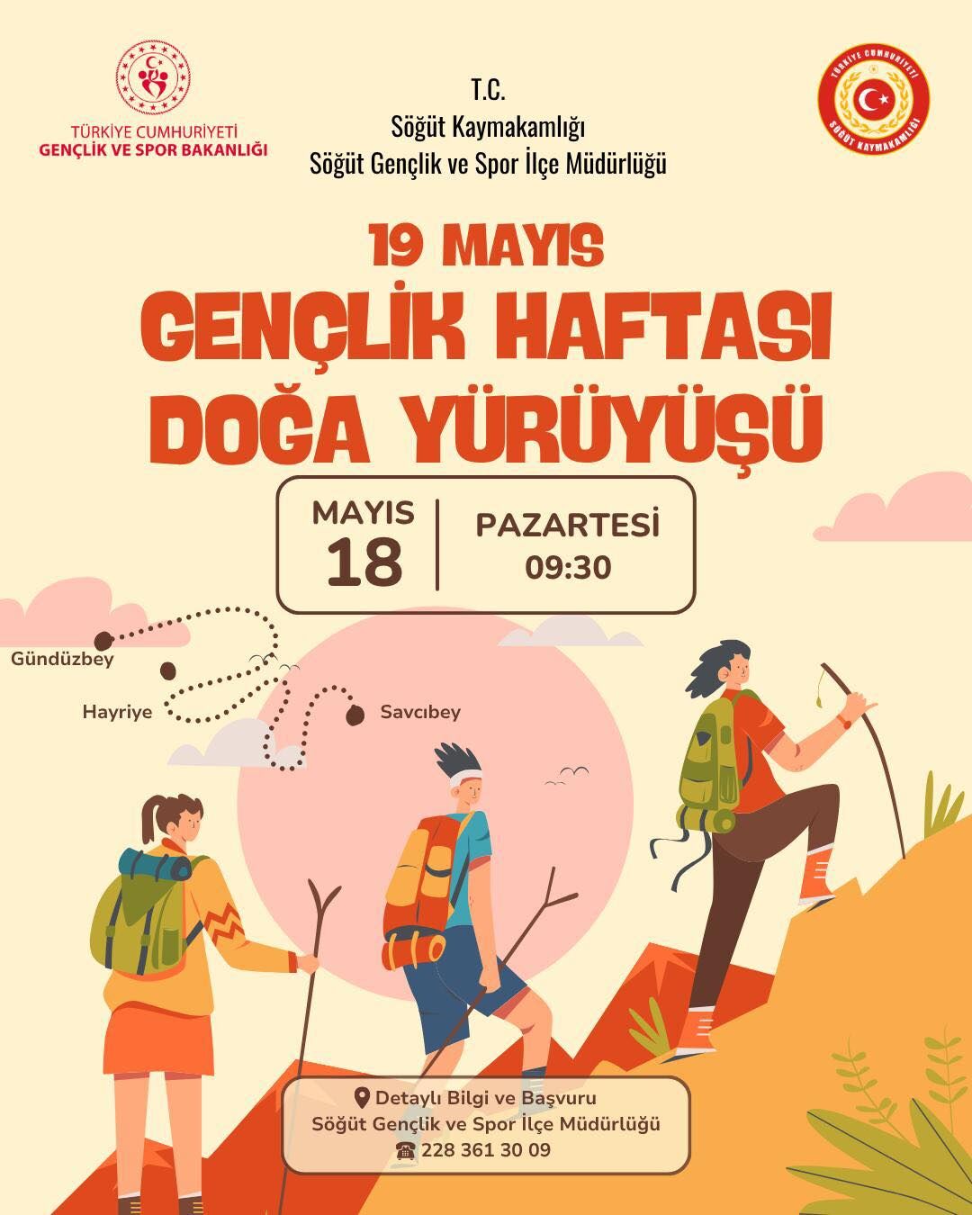 Gençlik Haftası’nda Söğüt’te Doğa Yürüyüşü Etkinliği 14409