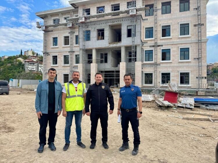 İl Emniyet Müdürü Çağlar’dan Yeni Hizmet Binası Şantiyesine İnceleme 14816