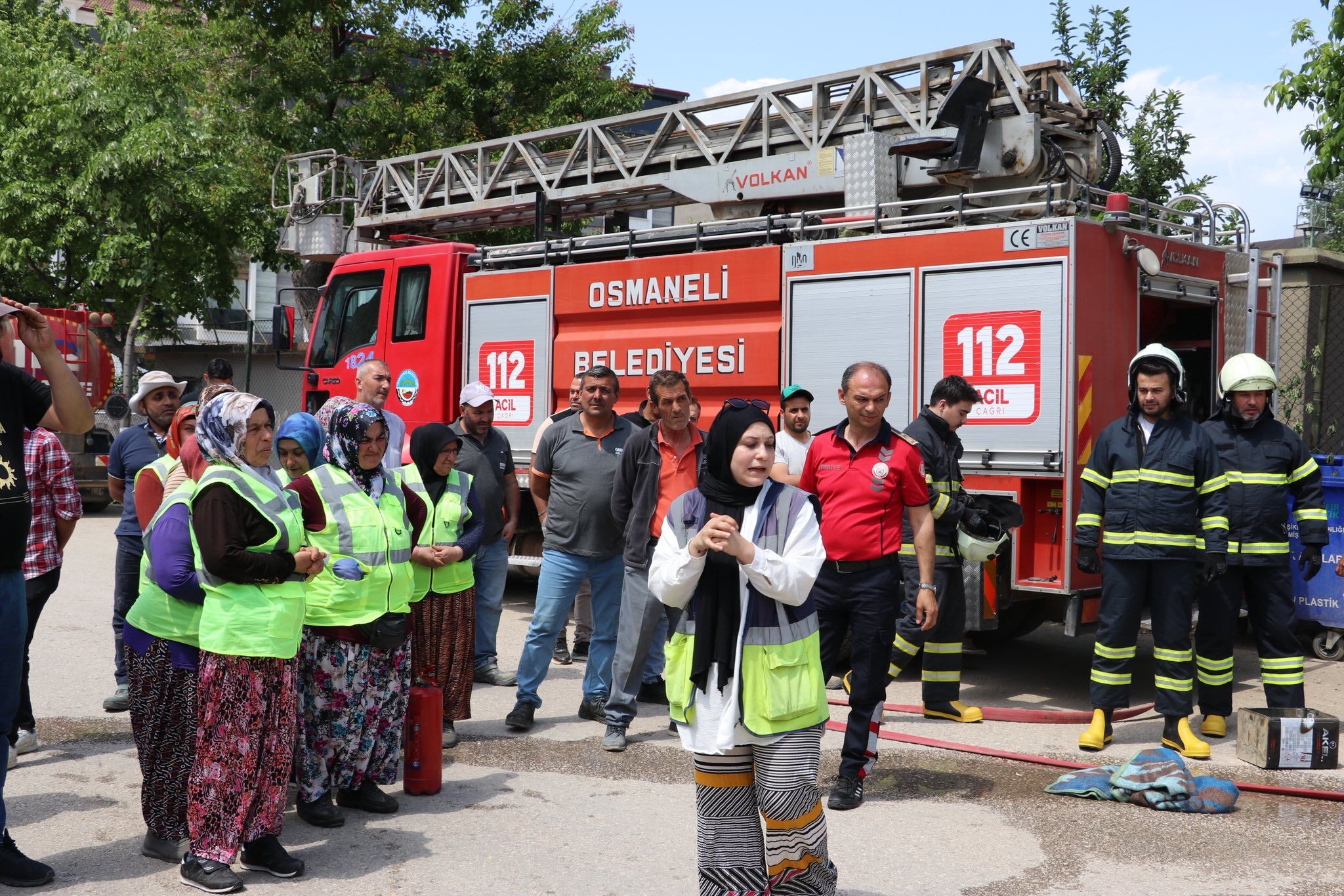 Osmaneli Belediyesi Personeline Yangın Eğitimi Ve Tatbikatı 14460
