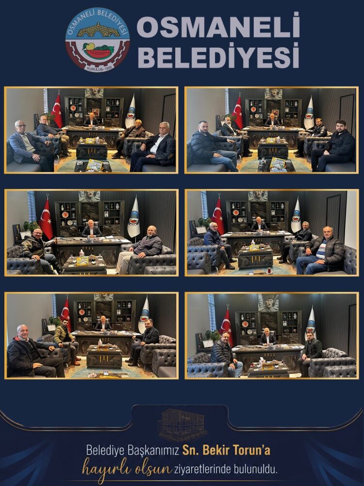 Osmaneli Belediyesi’ne “Hayırlı Olsun” Ziyaretleri Sürüyor 13983