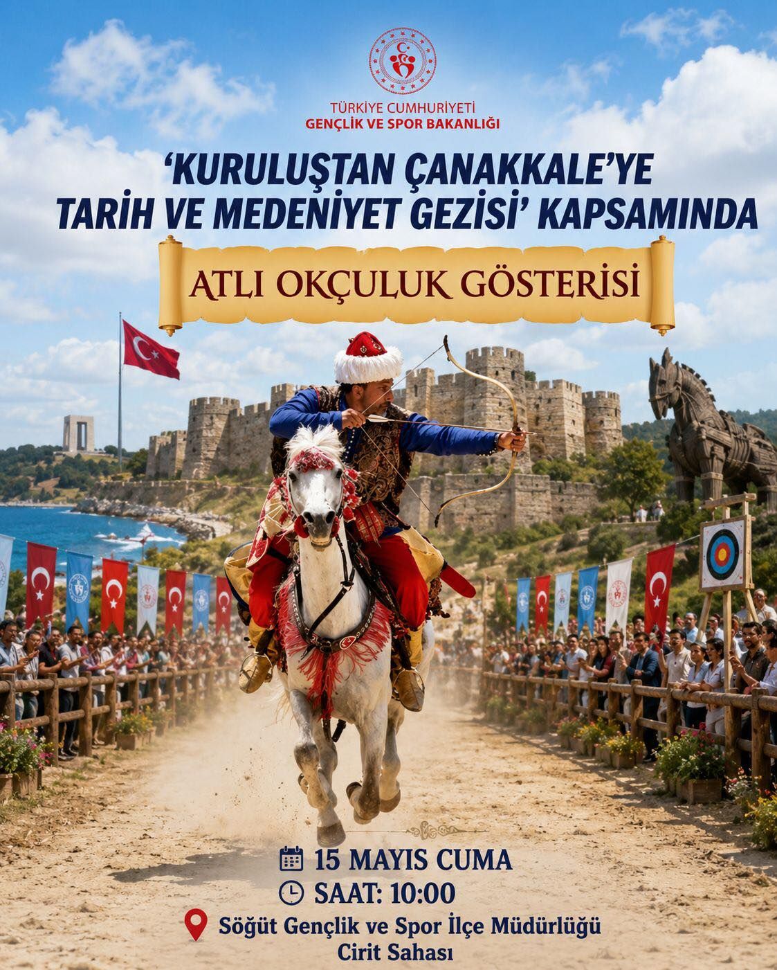 Söğüt’te Atlı Okçuluk Gösterisi Nefes Kesecek 14405