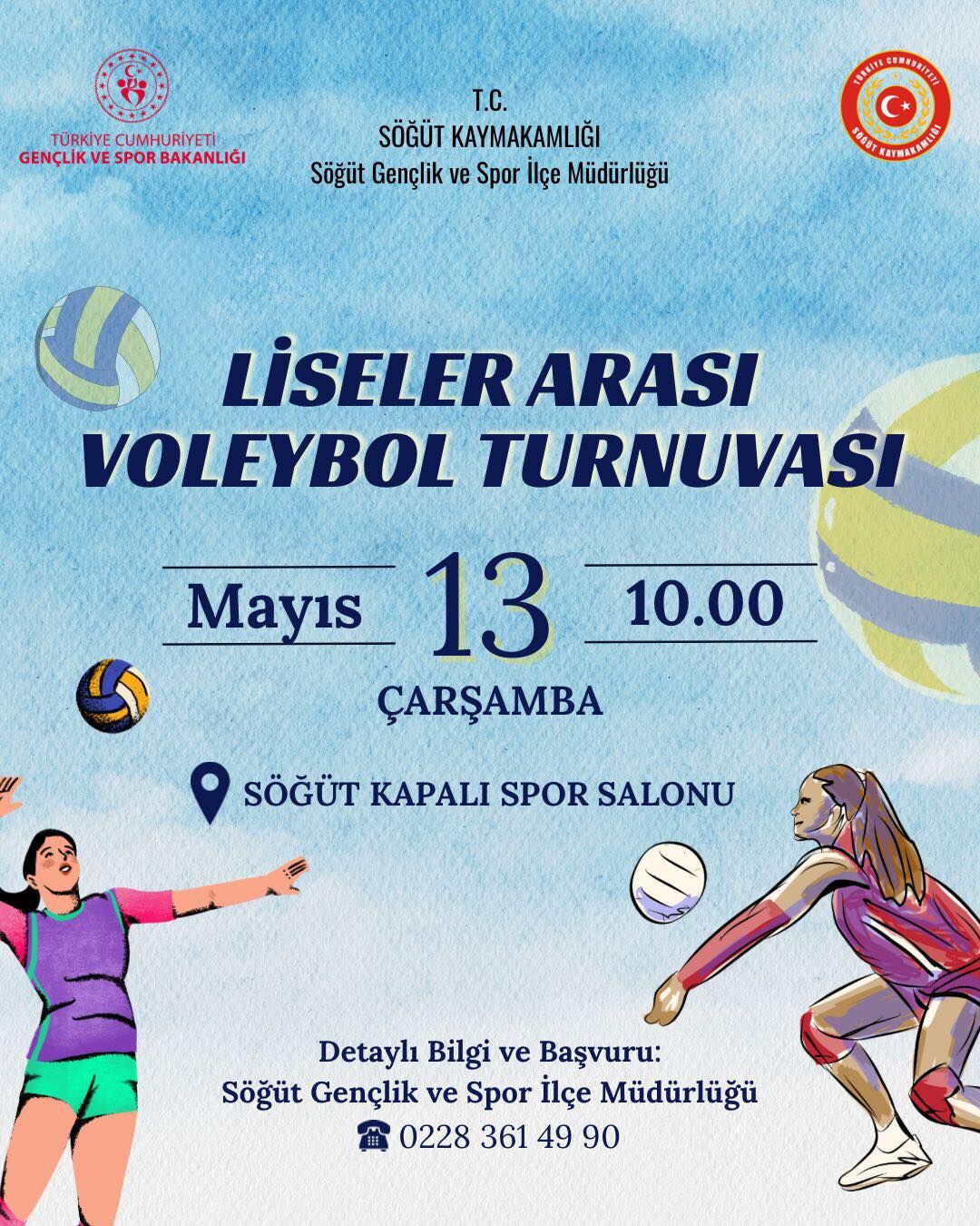 Söğüt’te Liseler Arası Voleybol Turnuvası Başlıyor 14301
