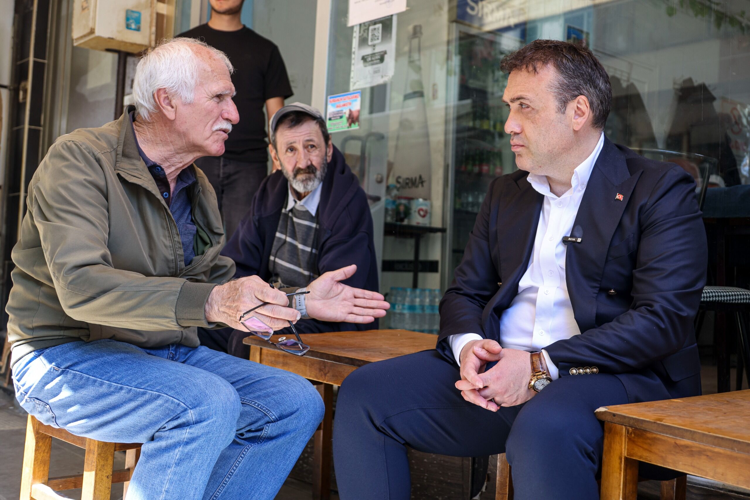 Vali Sözer Çarşı Esnafıyla Buluştu 14565