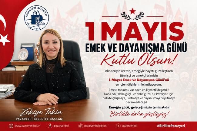 Zekiye Tekin’den 1 Mayıs Mesajı 13730