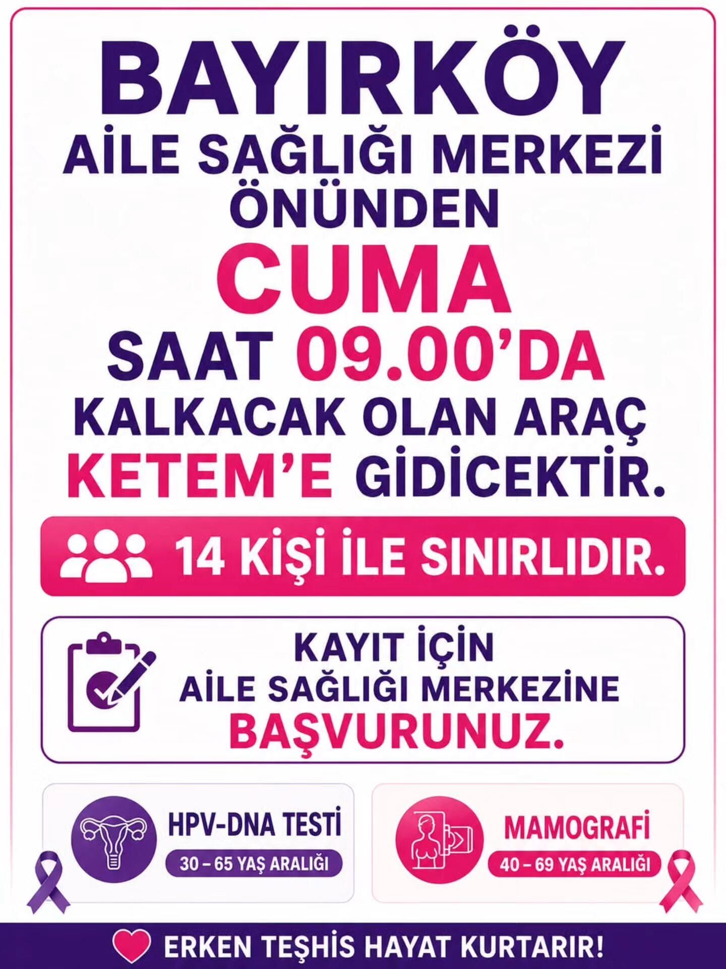 Bayirköy’de Ketem Tarama Hi̇zmeti̇ İçi̇n Araç Kaldirilacak 15969