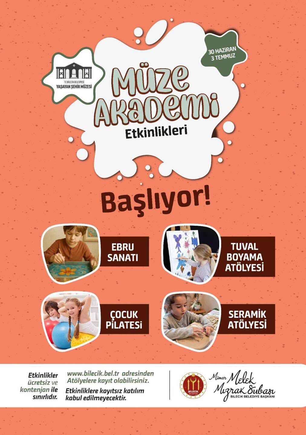 Bilecikte Çocuklara Sanat Dolu Yaz Programı 16437