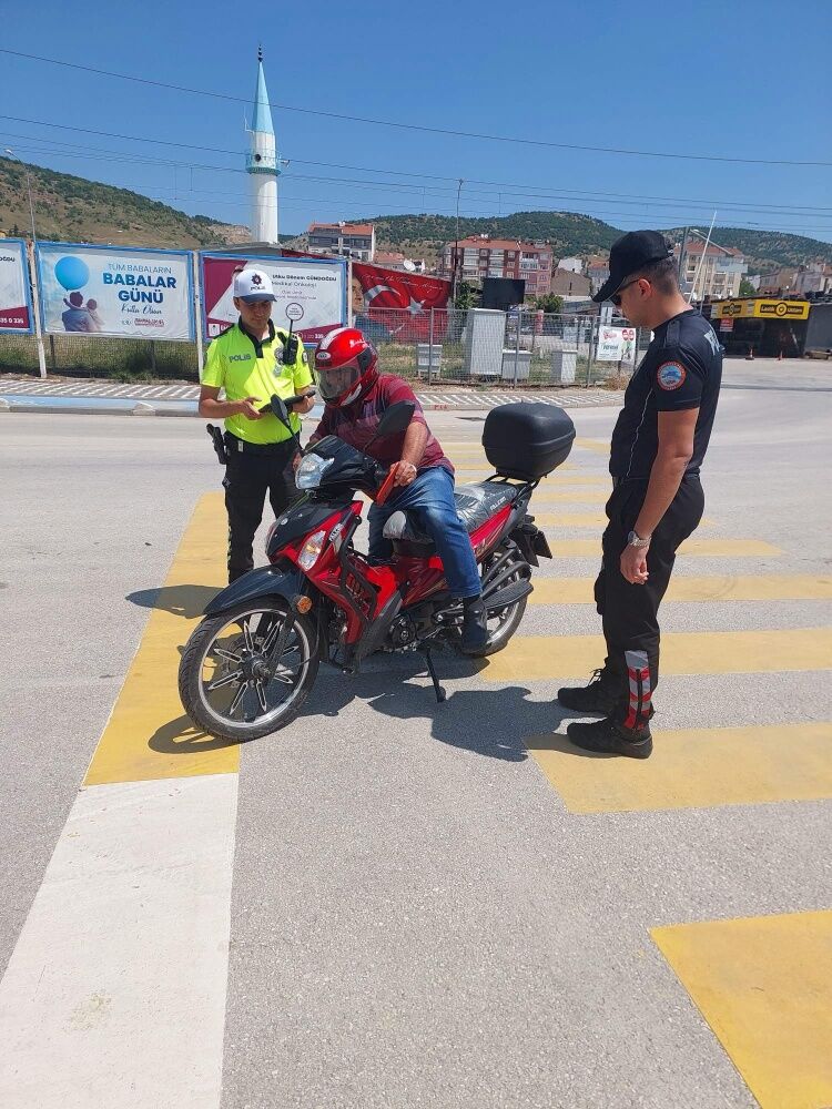Bozüyük’te Motosiklet Denetimi 16331